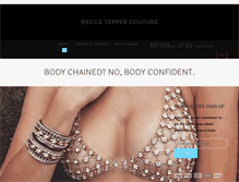 Tablet Screenshot of beccatepper.com